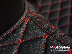 Jeep Compass Floor Liner Set - Black w/ Red Stitching Jeep Compass Floor Liner Set - Black w/ Red Stitching